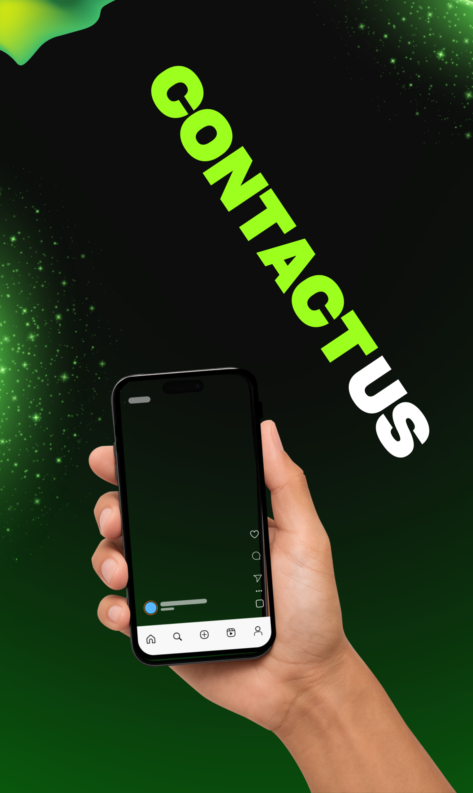 green and black modern digital marketing instagram post (2000 x 3350 px)